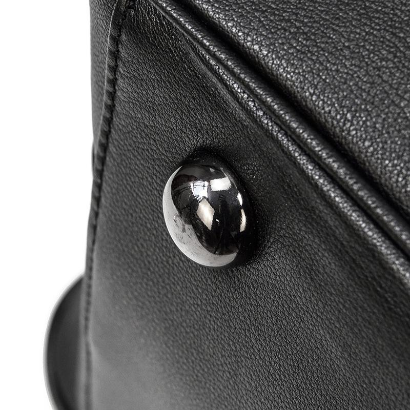 Black Leather Weekend Bag | AALBORG