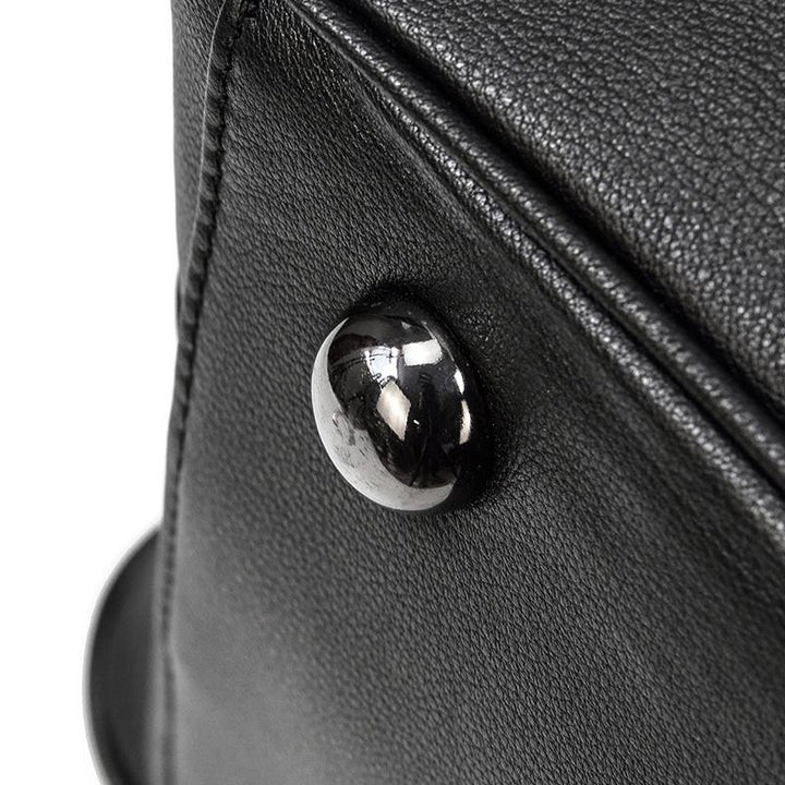 Black Leather Weekend Bag | AALBORG