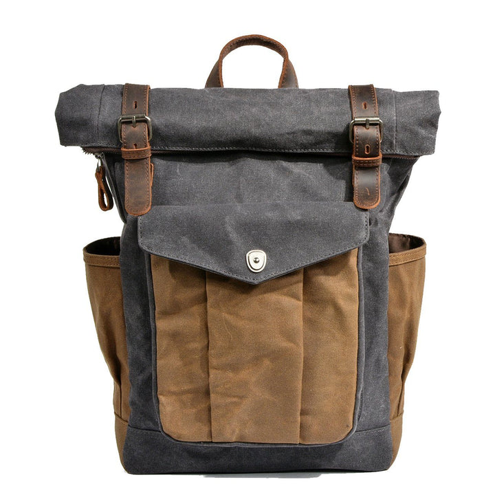 Grown Canvas Roll Top Backpack | MARSEILLE