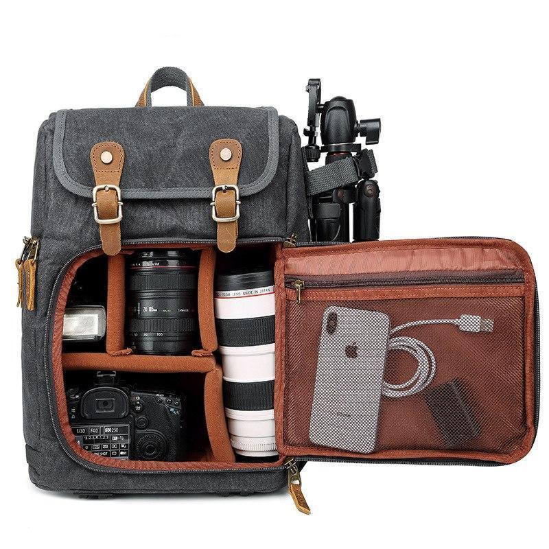 Canvas camera bag | VISBY