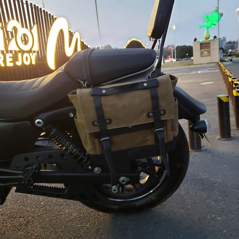Canvas Motorcycle Bag | SEATTLE