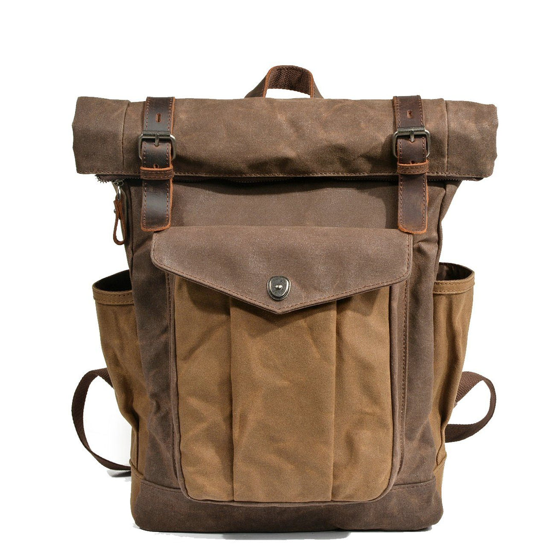 Grown Canvas Roll Top Backpack | MARSEILLE