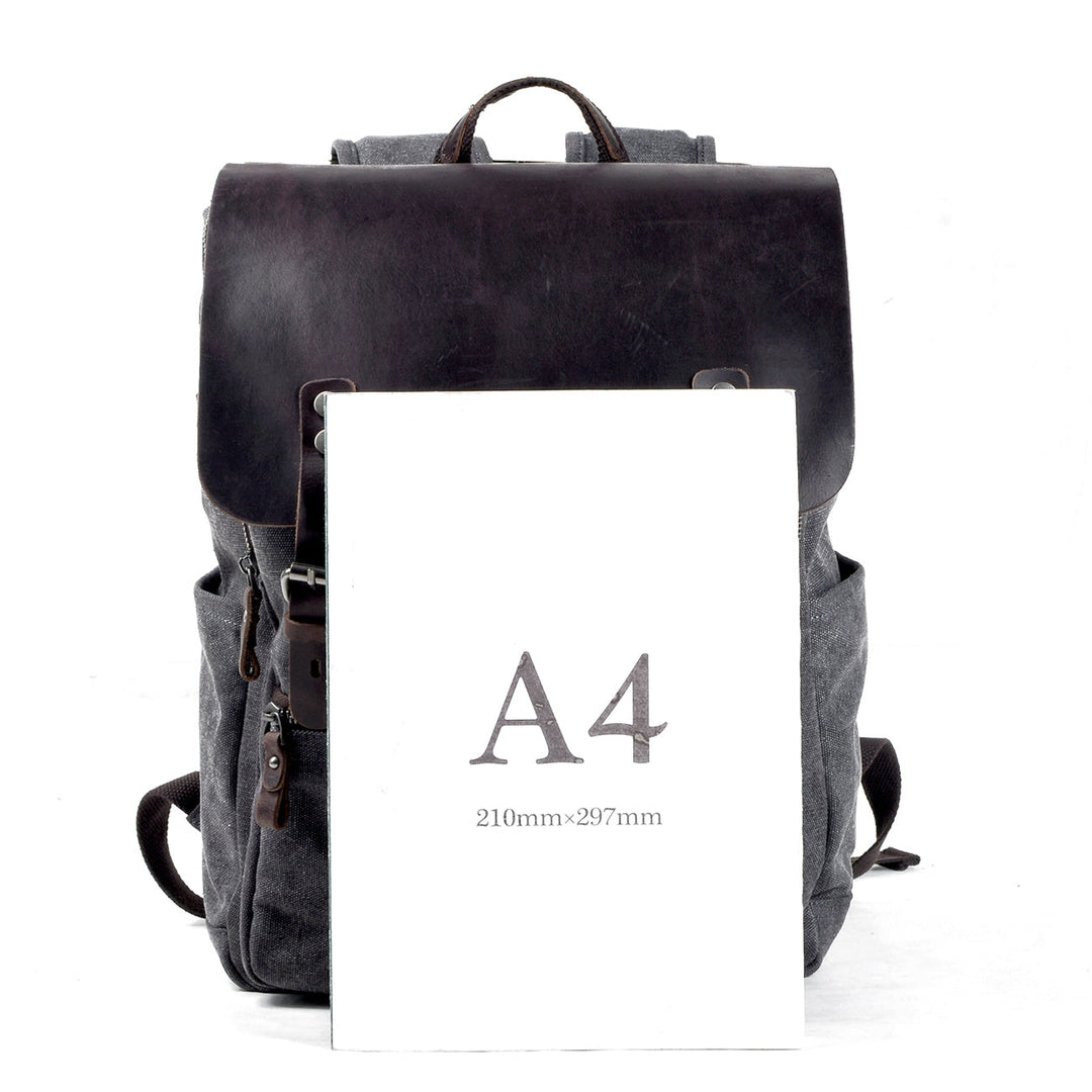 Canvas Backpack in Cotton | REINE