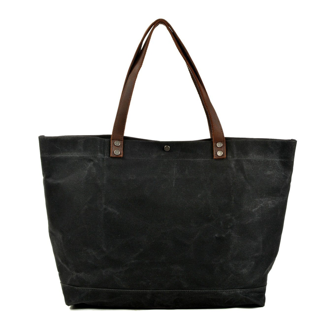 Painted Leather Tote Bag | BOVEC