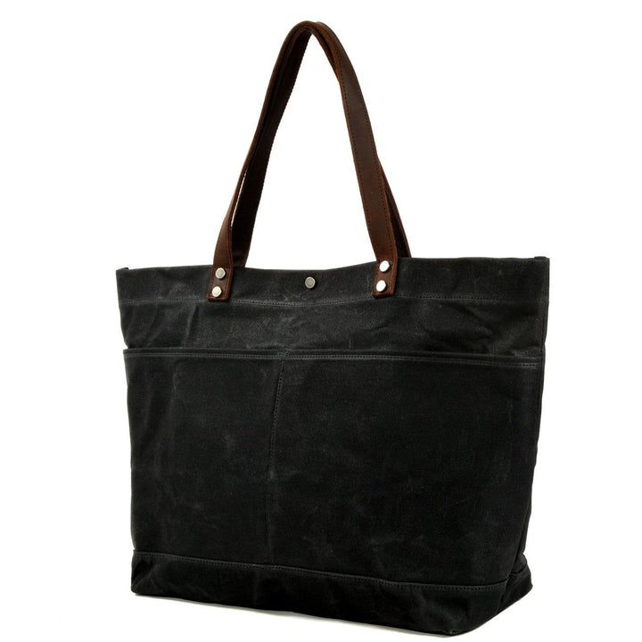 Painted Leather Tote Bag | BOVEC