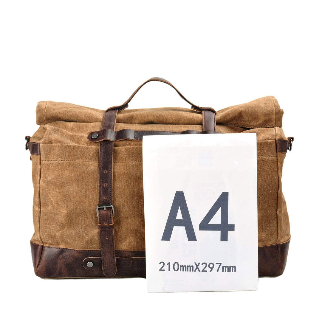 Waxed Canvas Weekend Bag | HALTI