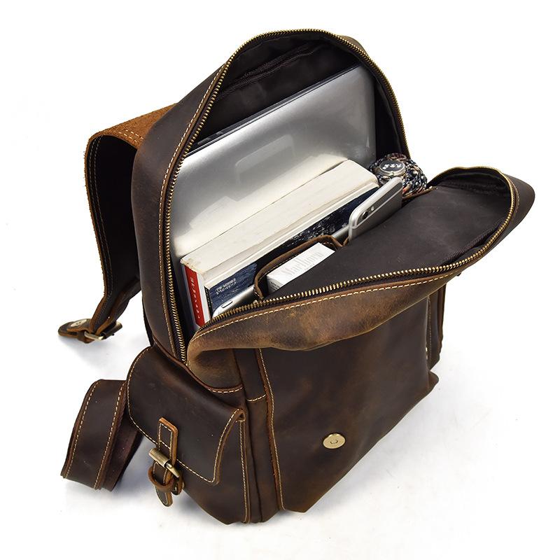 Leather Rucksack for Women | ALMERIA
