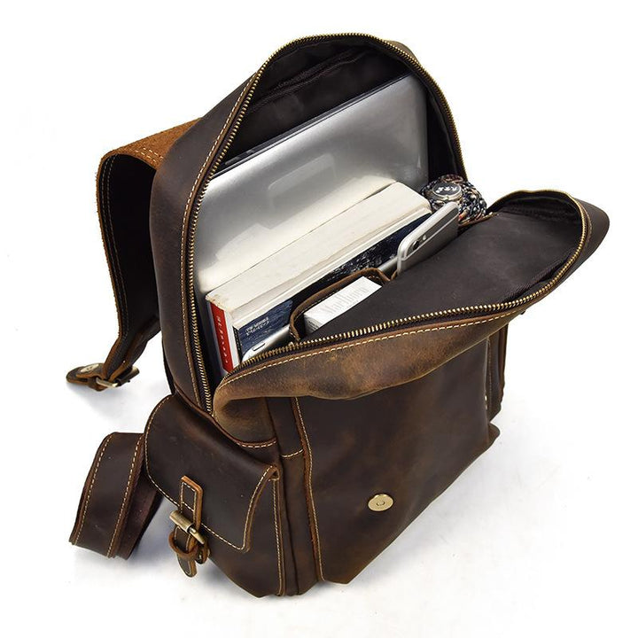Leather Rucksack for Women | ALMERIA