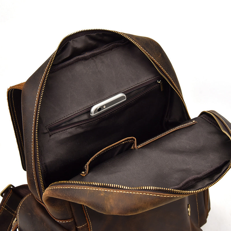 Leather Rucksack for Women | ALMERIA