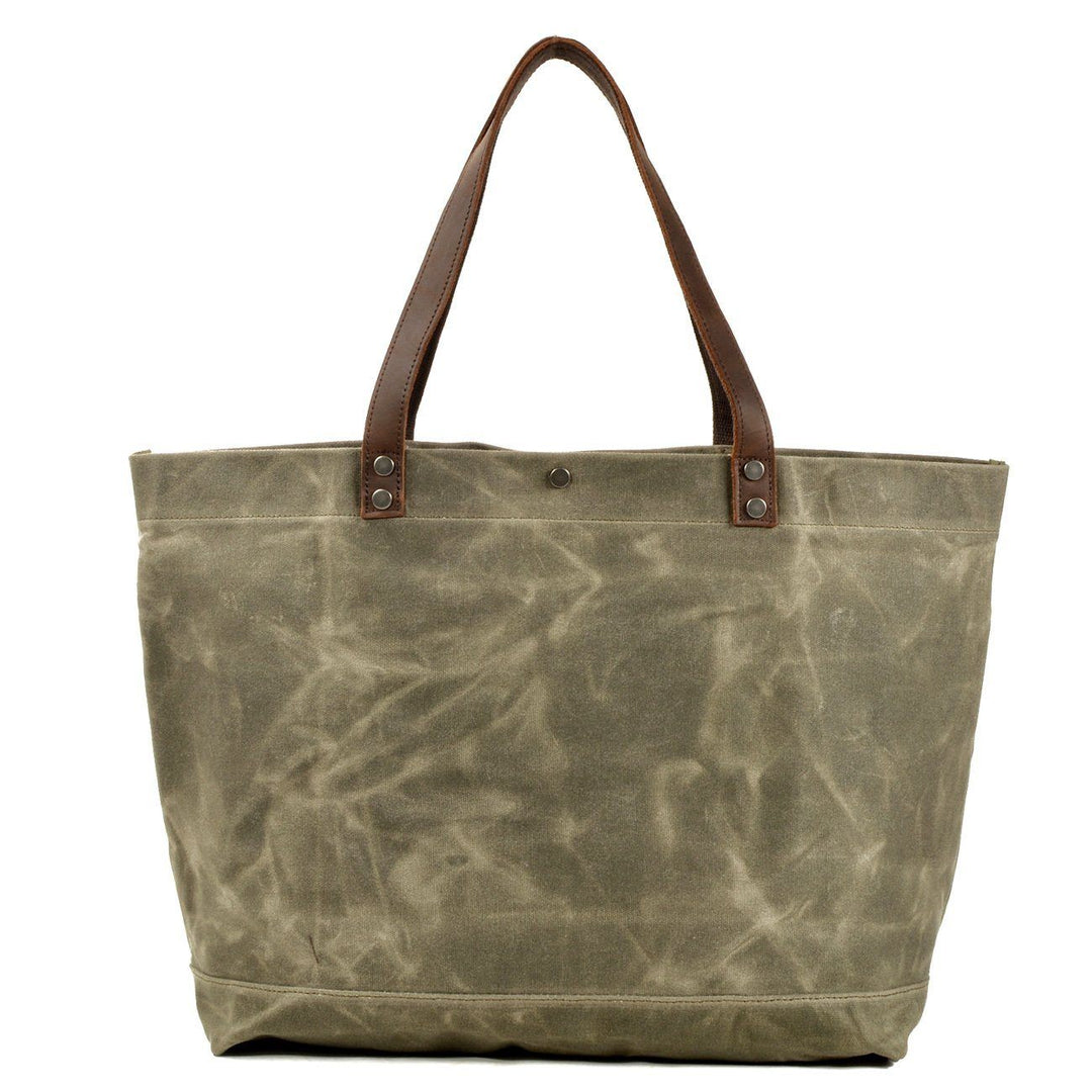 Painted Leather Tote Bag | BOVEC