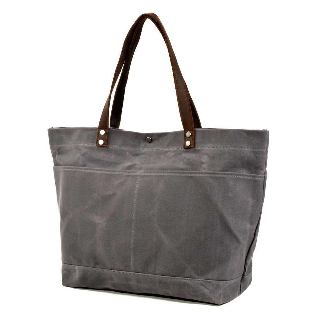 Painted Leather Tote Bag | BOVEC