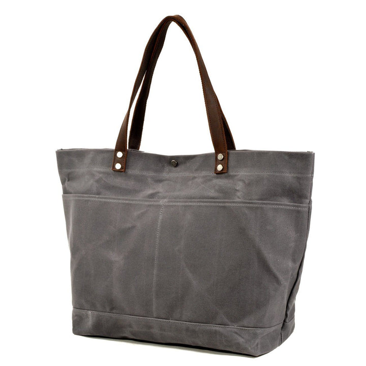 Painted Leather Tote Bag | BOVEC