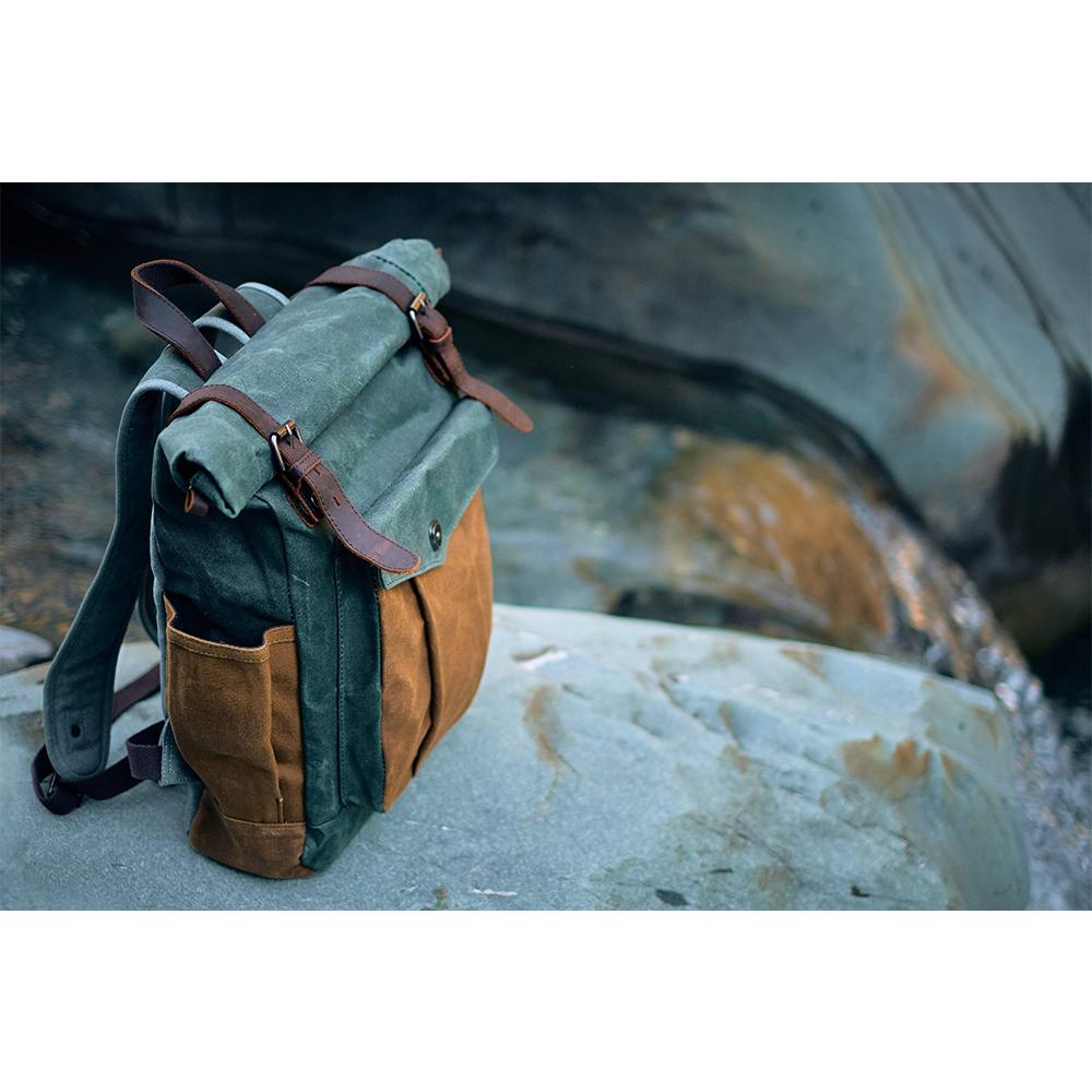 Grown Canvas Roll Top Backpack | MARSEILLE