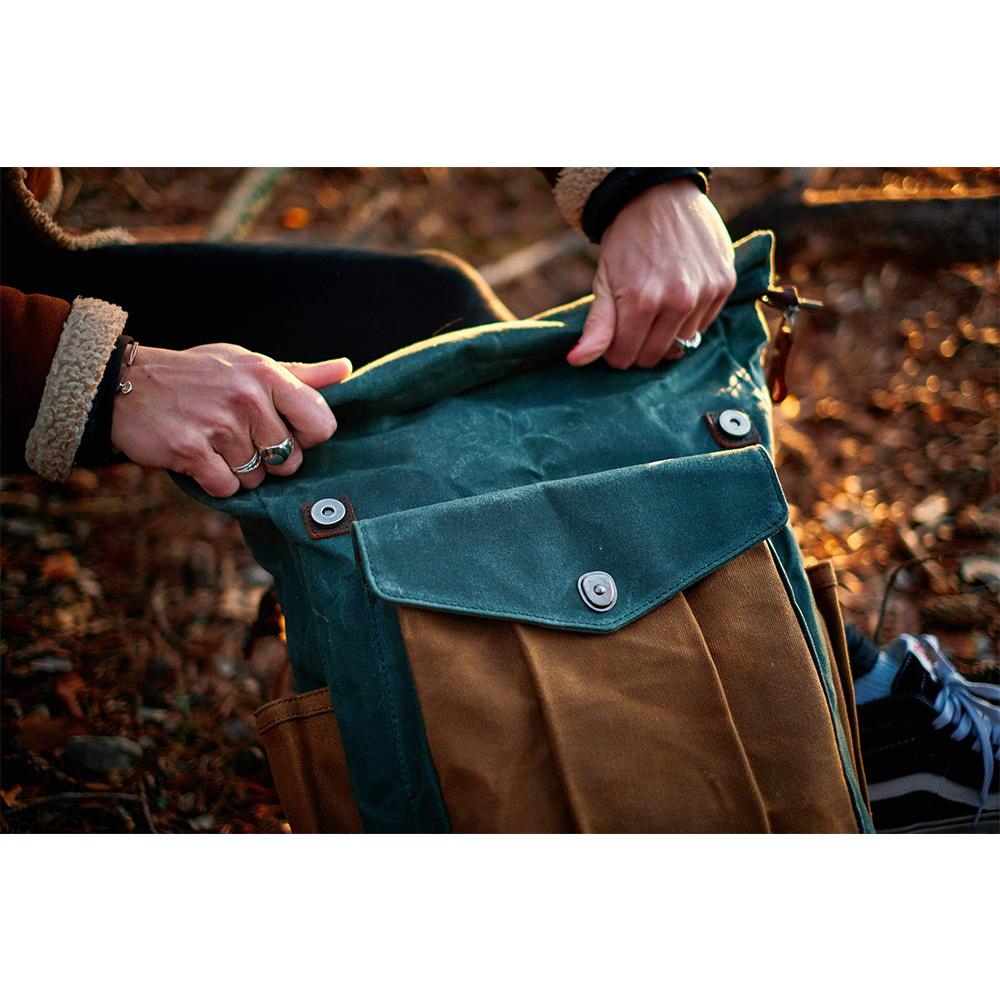 Grown Canvas Roll Top Backpack | MARSEILLE