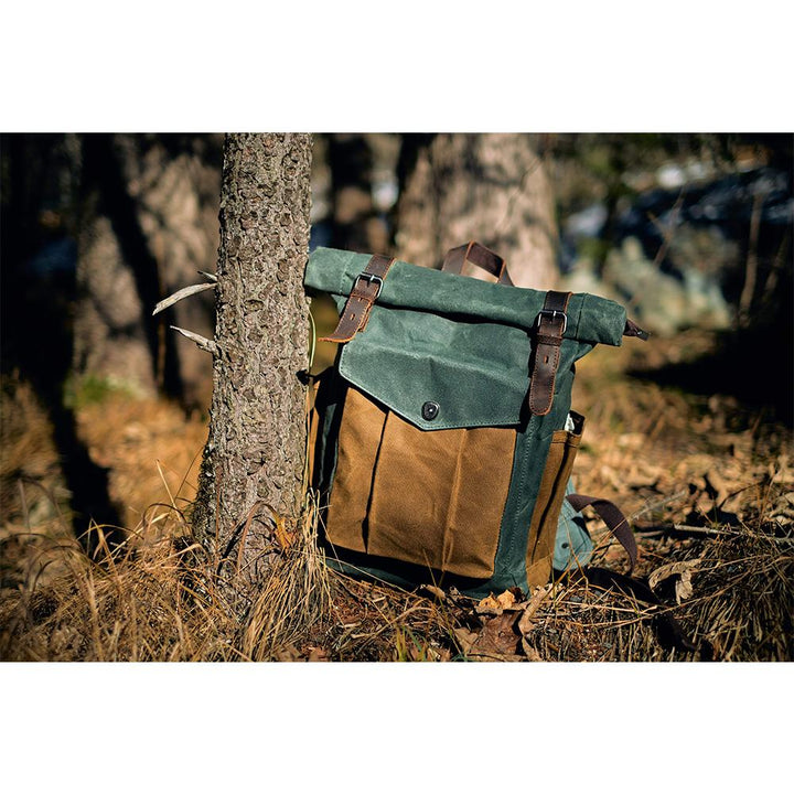 Grown Canvas Roll Top Backpack | MARSEILLE