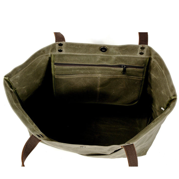 Painted Leather Tote Bag | BOVEC