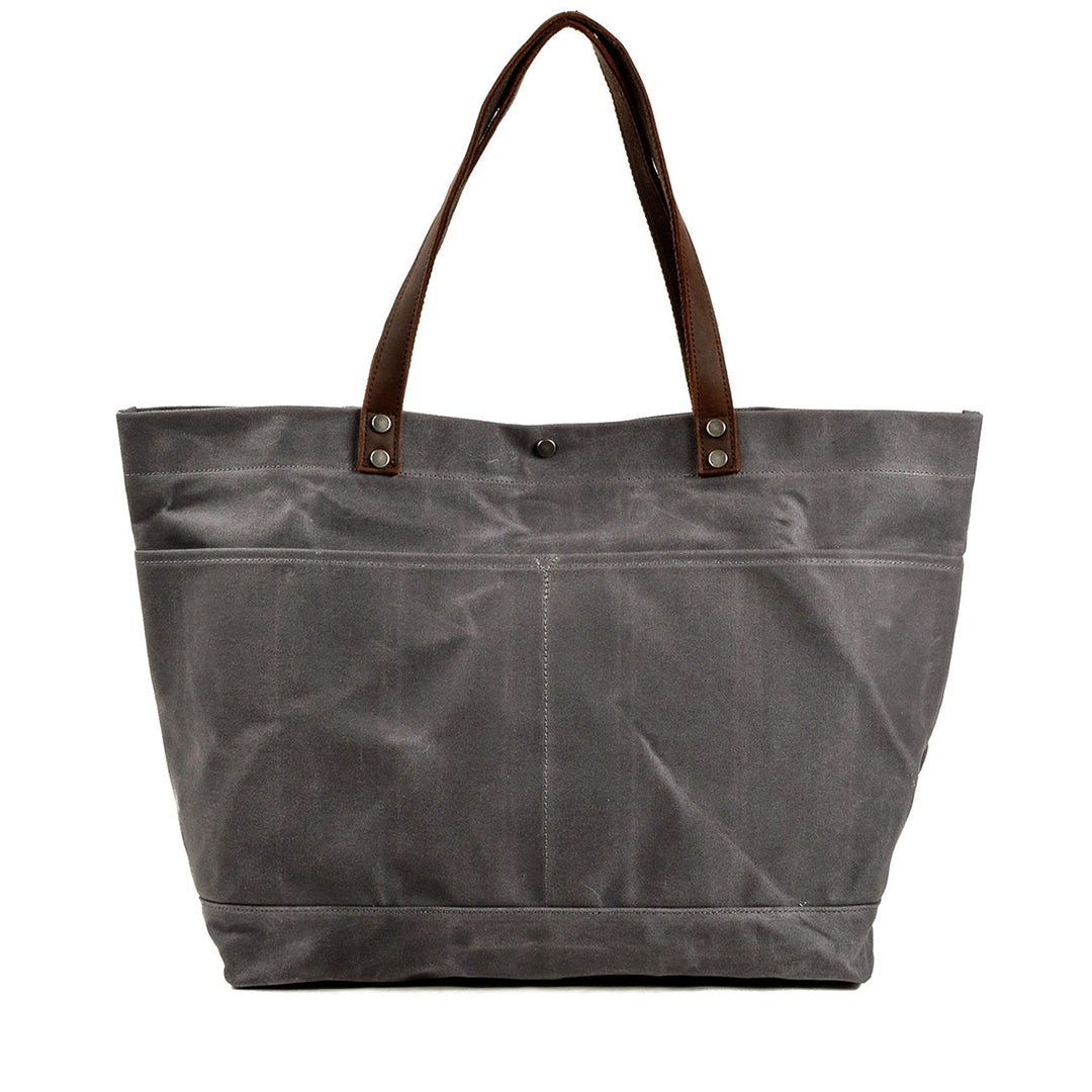 Painted Leather Tote Bag | BOVEC
