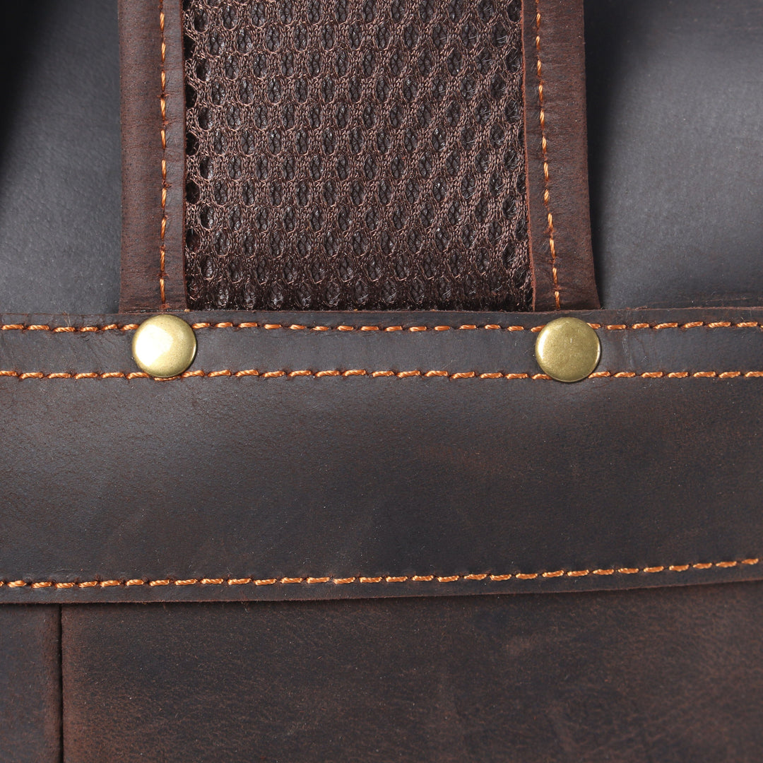 Leather Drawstring Backpack | FLAM